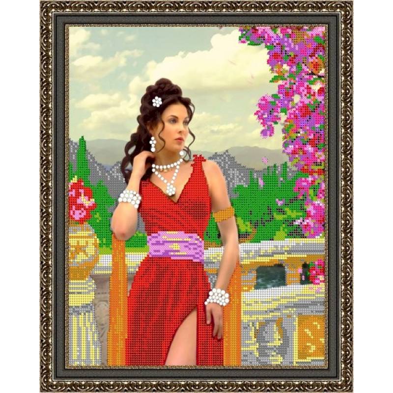 «Светлица» набор для вышивания бисером №302 «Совершенство» бисер Чехия 24x30 см