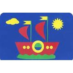 Мягкая мозаика 'Кораблик', 20 элементов в ассортименте