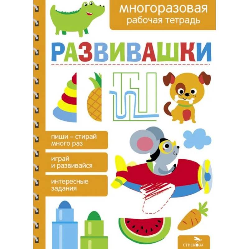 Развивашки. Многоразовая рабочая тетрадь