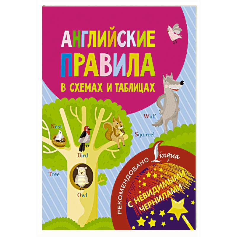 Английские правила в схемах и таблицах. С невидимыми чернилами Английские правила в схемах и таблицах. С невидимыми чернилами