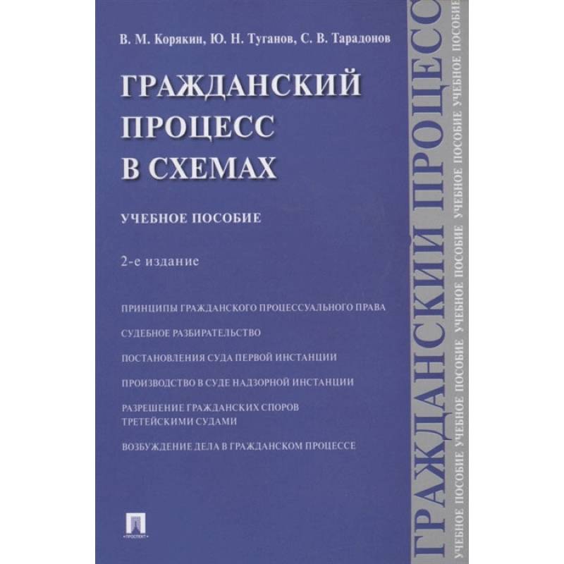 Гражданский процесс в схемах. Учебное пособие Гражданский процесс в схемах. Учебное пособие