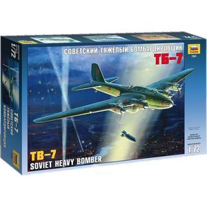 Звезда Сборная модель Советский тяжелый бомбардировщик ТБ-7
