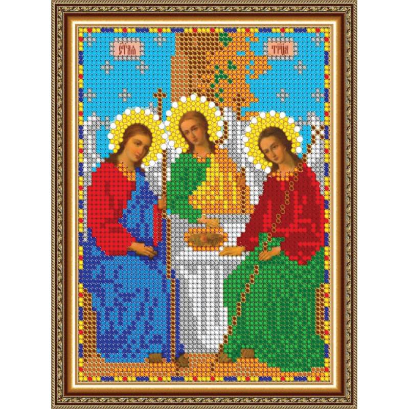 «Светлица» набор для вышивания бисером 8331М «Святая Троица» бисер Чехия 12x16см