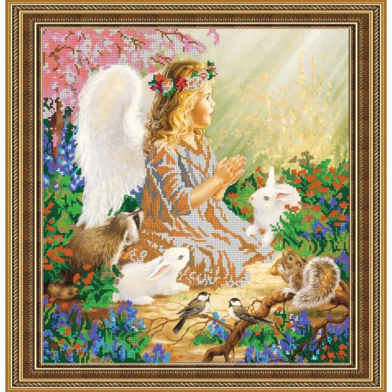 «Светлица» набор для вышивания бисером №091 «Лучик света» бисер Чехия 38,1x39,7см