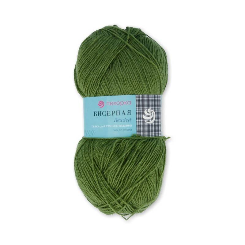 Бисерная. Цвет 119-Горох. 5х100 г