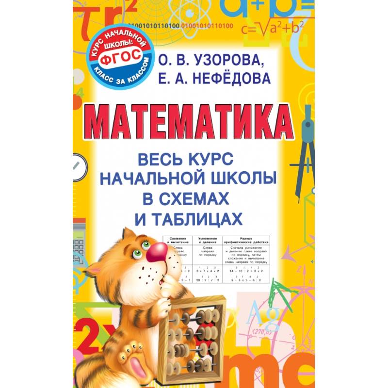 Математика. Весь курс начальной школы в схемах и таблицах