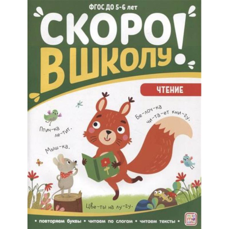 Книги для дошкольников (4-6 лет), книга Скоро в школу. Чтение купить по скидке