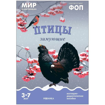Животный и растительный мир, книга Птицы зимующие: Наглядно-дидактическое пособие купить по скидке