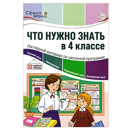 Образовательные системы. 1-4 классы, книга Что нужно знать в 4 классе: наглядный материал по школьной программе купить по скидке