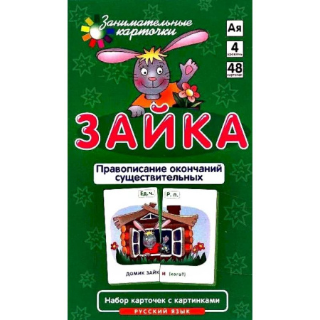 Дополнительные учебные пособия, книга Зайка. Правописание окончаний имен существительных. Русский язык купить по скидке