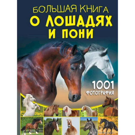 Животный и растительный мир, книга Большая книга о лошадях и пони. 1001 фотография купить по скидке