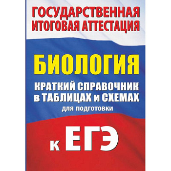 Биология. Краткий справочник в таблицах и схемах для подготовки к ЕГЭ Биология. Краткий справочник в таблицах и схемах для подготовки к ЕГЭ