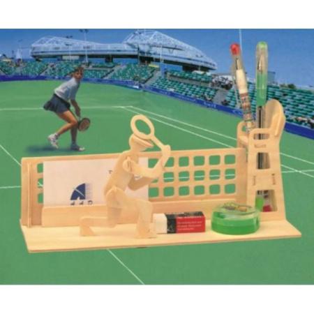 S007 Подставка  для ручек  'Теннисист'