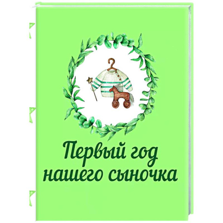 Альбом малыша, книга Первый год нашего сыночка купить по скидке