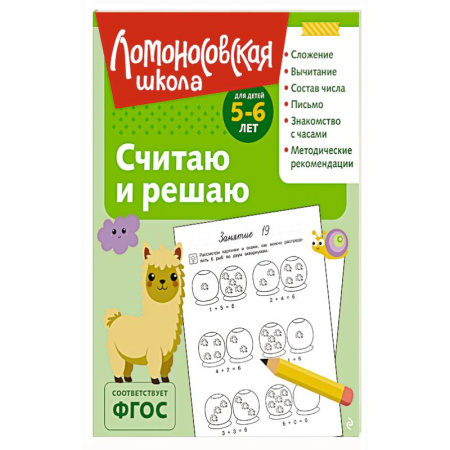 Книги для дошкольников (4-6 лет), книга Считаю и решаю: для детей 5-6 лет купить по скидке