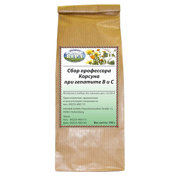 Сбор профессора Корсуна при гепатите B и C. 100 гр