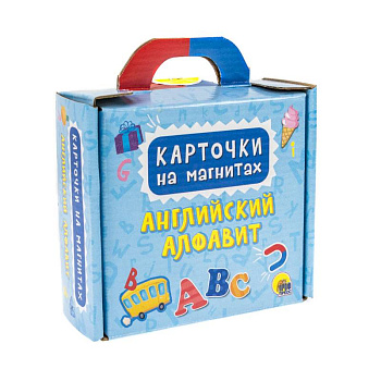 Карточки на магнитах. Английский алфавит