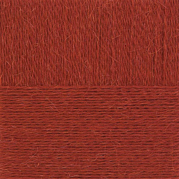 Деревенская шерсть. Цвет 487-Красное дерево. 10x100 г.