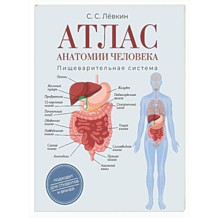 Анатомия и физиология человека, книга Атлас анатомии человека. Пищеварительная система купить по скидке