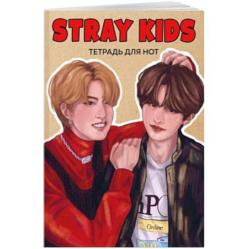 Тетрадь для нот. Stray Kids. Хан и Ли Ноу