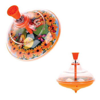 Юла прозрачная 'Колобок', в ассортименте