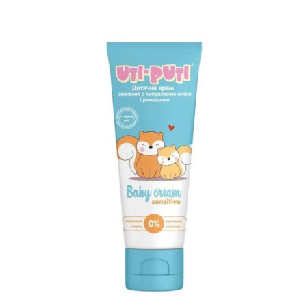 УТИ-ПУТИ Детский крем Защитный с миндальным маслом и ромашкой, 75 мл