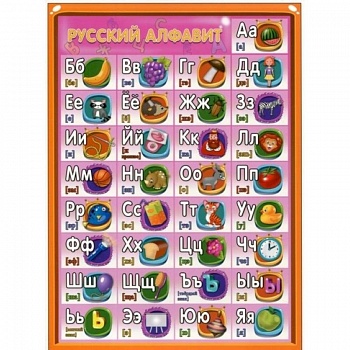 Плакат 'Русский алфавит. Английский алфавит', А5 Плакат 'Русский алфавит. Английский алфавит', А5