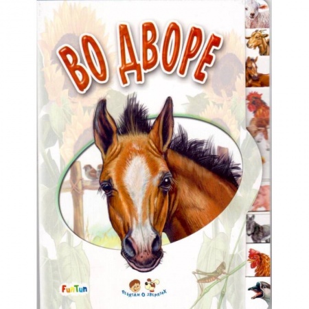 Знакомство с миром, развитие малыша, книга Во дворе купить по скидке