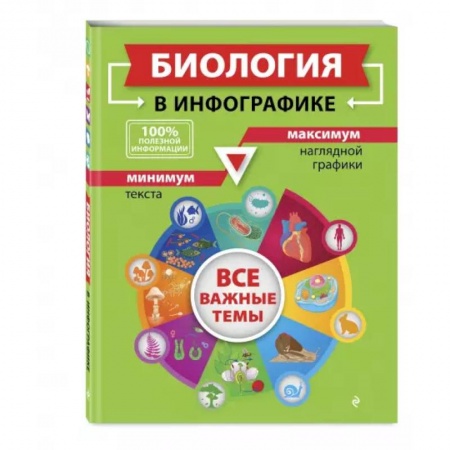 Биология, книга Биология в инфографике купить по скидке