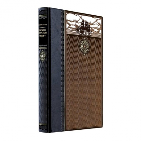 Заметки путешественника, книга Три года за полярным кругом. Путешествия за камнем. Книга в коллекционном кожаном переплете ручной работы из двух видов кожи с окрашенным и золочёным обрезом. Роза ветров купить по скидке