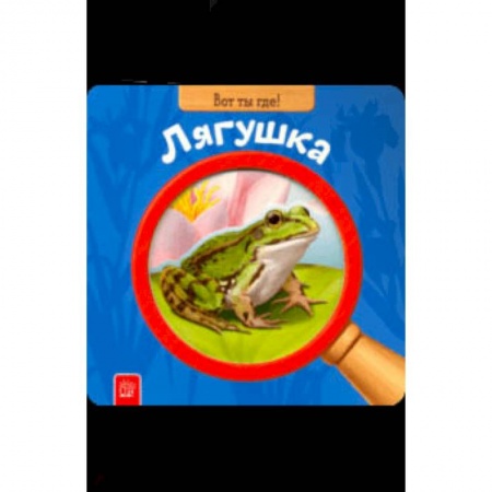 Знакомство с миром, развитие малыша, книга Вот ты где! Лягушка купить по скидке